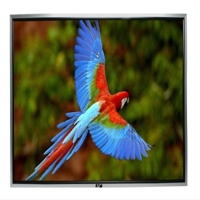Elite Screens Silver Frame Fixed Frame Projection Screen, 16:9 Aspect Ratio - 84in. (Cine White)