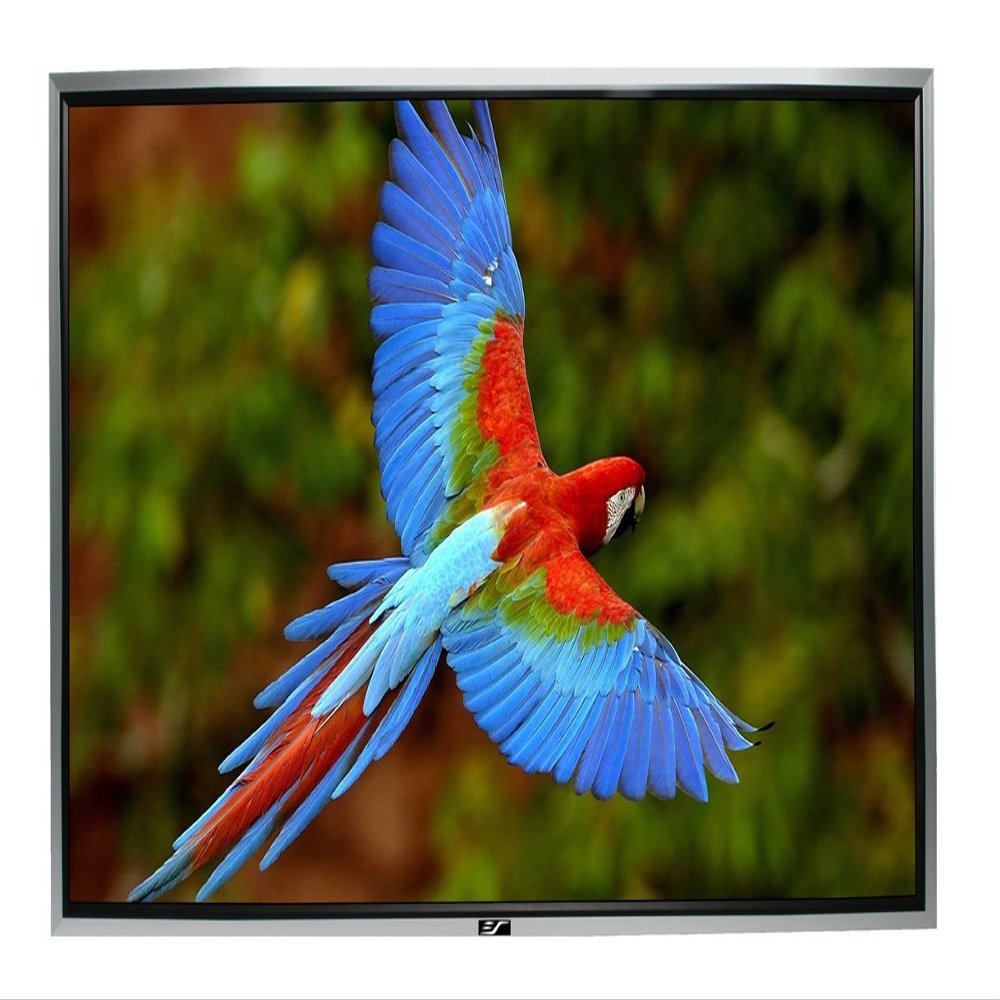 Elite Screens Silver Frame Fixed Frame Projection Screen, 16:9 Aspect Ratio - 84in. (Cine White)