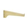 Knape & Vogt 180BR 10" 10" Brass Shelf Brackets view 1
