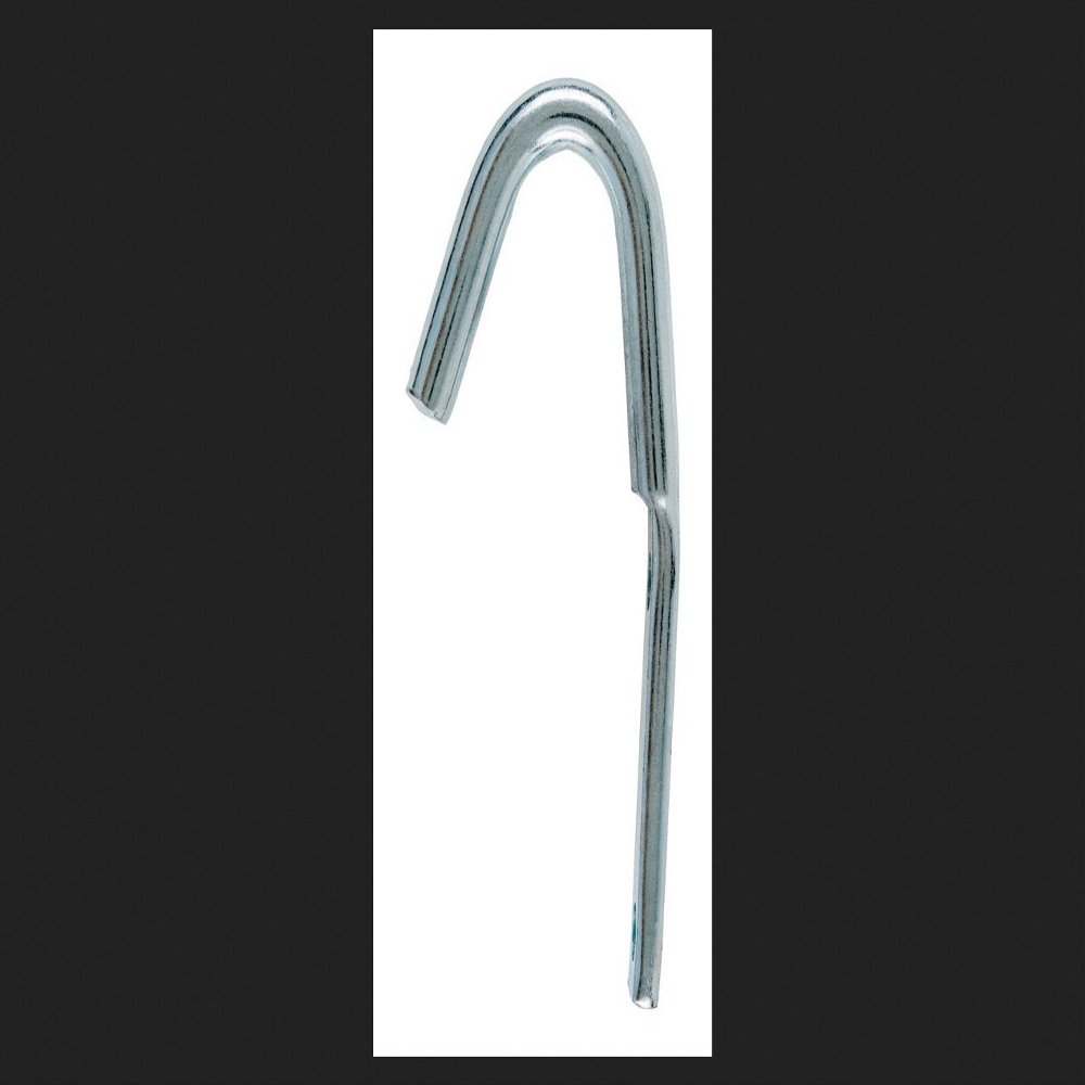 Hampton Small Zinc-Plated Silver Steel 4.875 in. L Rope Binding Hook 300 lb. 1 pk