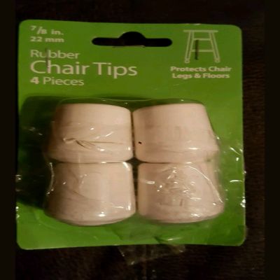 SoftTouch 4656995N Leg Tips 7/8" White