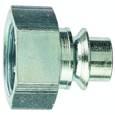 Tru-Flate 12-335 Plug Steel 1/4" A Design x 1/4" FNPT