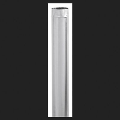 Imperial Manufacturing 4 in. Dia. x 60 in. L Galvanized Steel Furnace Pipe