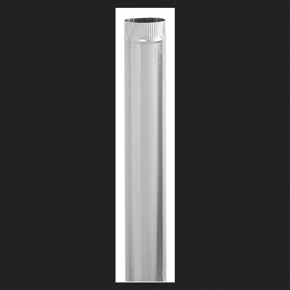 Imperial Manufacturing 4 in. Dia. x 60 in. L Galvanized Steel Furnace Pipe
