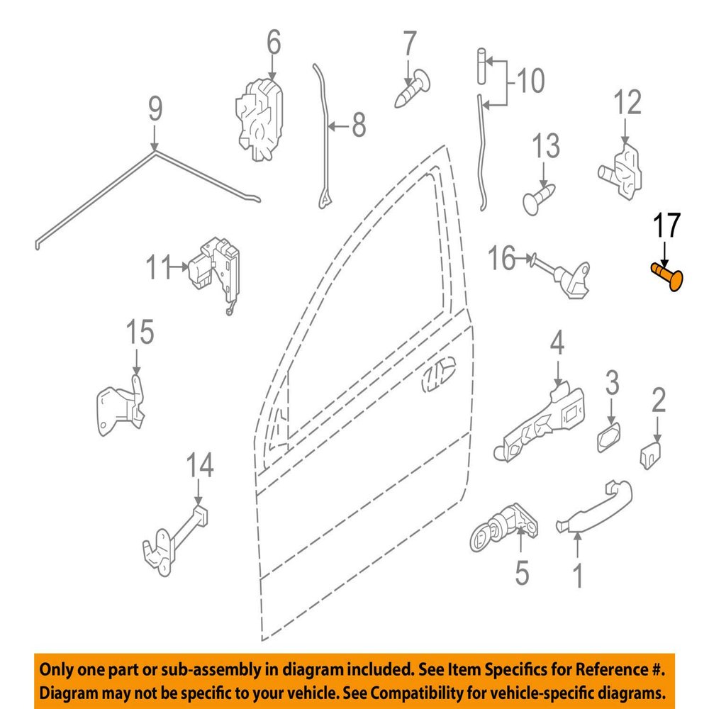 General Motors GM OEM Front Door-Jamb Switch Screw 94520336