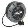 Sealey BCR10B Cassette Type Cable Reel 10mtr 4 x 230V 1.00mm Thermal Trip view 1