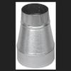 Imperial Manufacturing Furnace Pipe Reducer 7" Dia. X 5" Dia. Galvanized 24 Ga Small End Crimped view 1