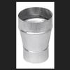 Imperial Manufacturing Increaser 5" Dia. to 7" Dia. Galvanized 26 Ga Crimp On Large End Steel view 1
