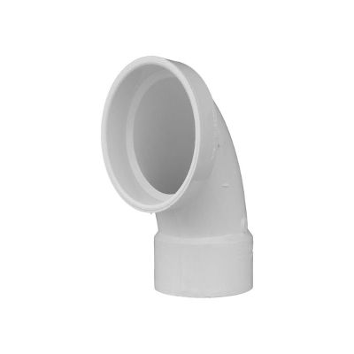 Charlotte Pipe Schedule 30 3 in. Hub x 3 in. Dia. Hub PVC Elbow