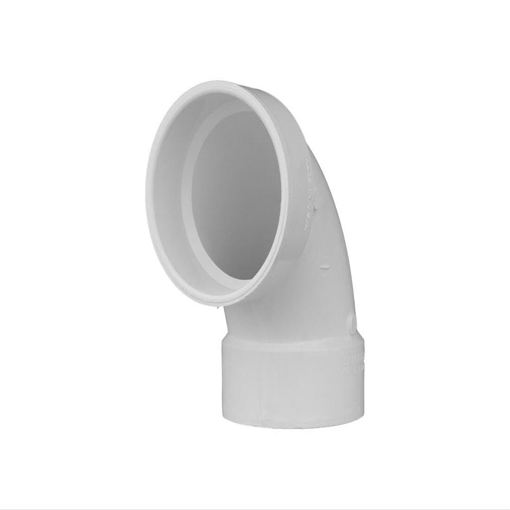 Charlotte Pipe Schedule 30 3 in. Hub x 3 in. Dia. Hub PVC Elbow