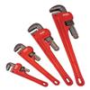 K Tool International 49000 Adjustable Pipe Wrench Set for Garages, Repair Shops and DIY, Drop Forged Steel Jaws, Cast Iron Body, Sizes include 8", 10", 14", 18", Red, 4 Piece view 3