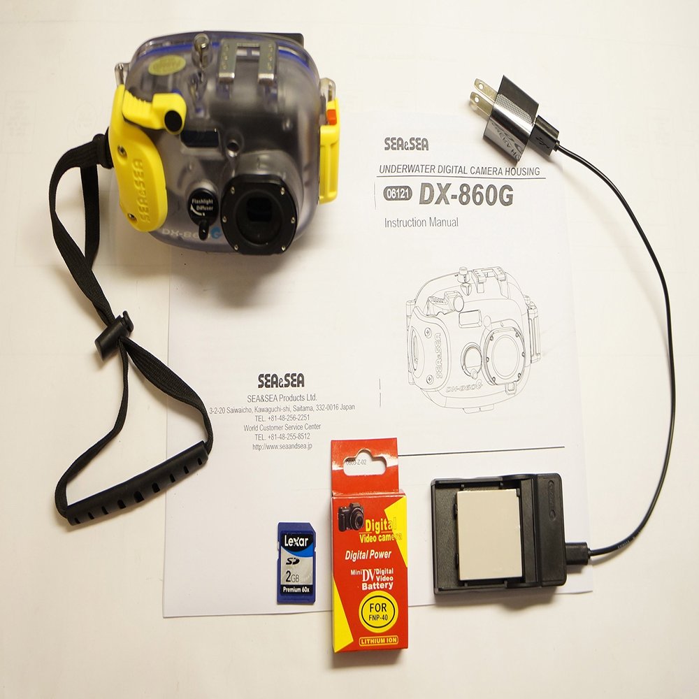 Sea & Sea DX-860G Underwater Digital Camera & Housing, 6.2 Mega-pixel, 3x Optical Zoom, 5x Digital Zoom, Blue