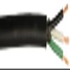 Coleman Cable 234870408 250-Foot SJEW Service Cable, Black view 1