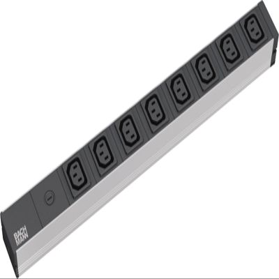 Bachmann IT PDU 19 Zoll Steckdosenleiste 8x C13 1HE mit Schutzkontaktstecker (333.408)