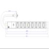 Bachmann IT PDU 19 Zoll Steckdosenleiste 8x C13 1HE mit Schutzkontaktstecker (333.408) view 3