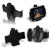 Macally Leather Swivel Holster and Stand Case for iPhone 1G - Black view 2