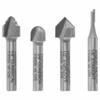 Vermont American 23009 VA Carbide Decor Surfacing Set, 4-Piece view 1