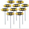 Wiha 54097 T-Handle, Ball Hex Dual Drive Inch Set, 10 Piece view 1
