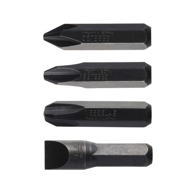Vessel BS2500 Bit Set, Set of 4, For Impact Drivers
