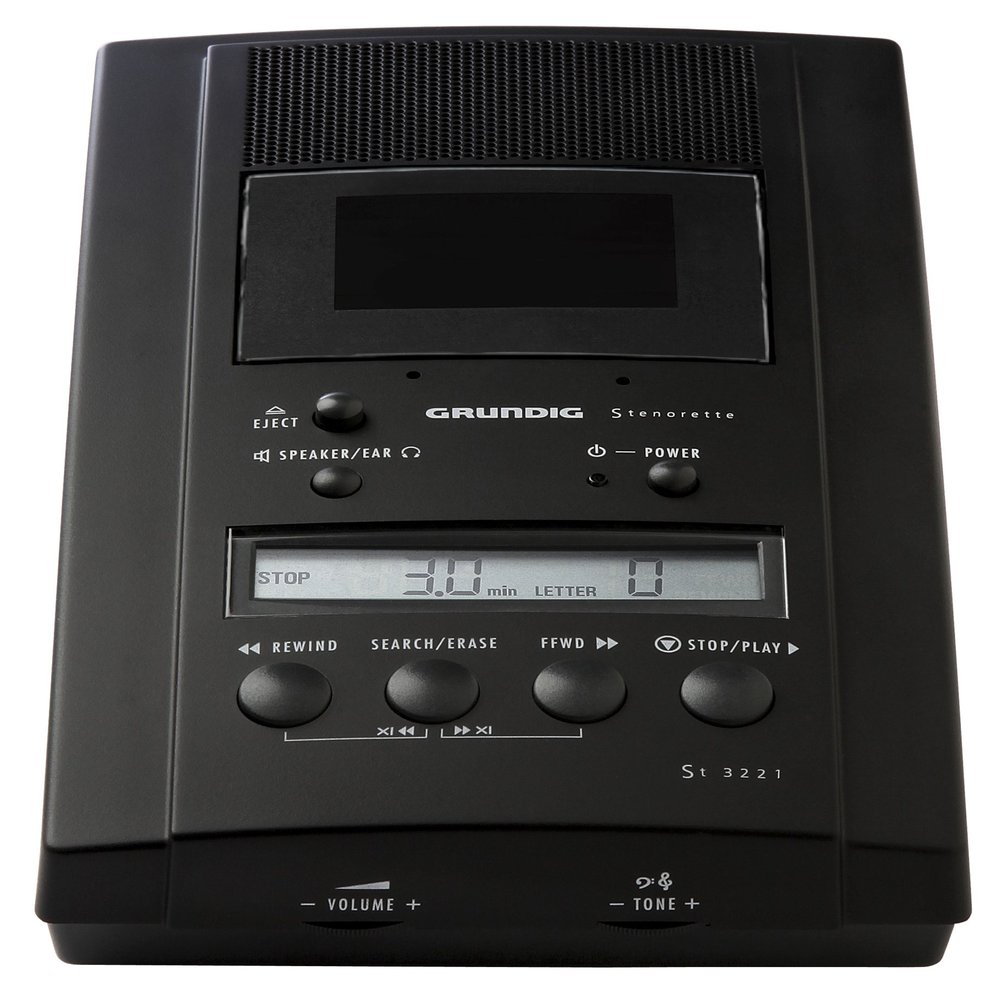 Grundig 3221 Steno Cassette Transcriber NOT MICROCASSETTE