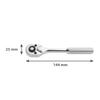 K Tool International Ratchet Pro 1/4 in. Dr view 2