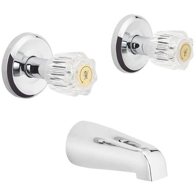 Oakbrook Double Handle Wall Mounted Tub Only Faucet