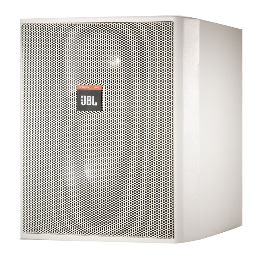 JBL Professional Control 25AV-WHCompact Indoor/Outdoor Background/Foreground Speaker, White, Sold as Pair