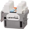 Leviton Extreme Quick Port Connector, 25-Pack, 61110-BG6, Gray view 1