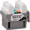 Leviton Extreme Quick Port Connector, 25-Pack, 61110-BG6, Gray view 2