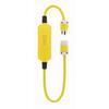 Leviton 69591-3 15 Amp, 120 Volt, 3 Ft Cord Set, Straight Blade, Industrial Grade, Manual Reset GFCI Devices, Yellow Cord view 1