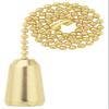 WESTINGHOUSE LIGHTING 77005 12" Brass Teardrop Decorative Pull Chain view 1