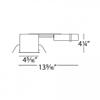 WAC 4in Low Voltage Remodel Recessed Housing with MR16 Lamp Socket view 2