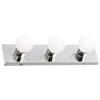 Design House 500850 3-Light Vanity Strip Light Contemporary Dimmable for Bathroom, Bedroom, Makeup Vanity, Polished Chrome view 1