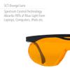 Honeywell Uvex Ademco Skyper Blue Light Blocking Computer Glasses with SCT-Orange Lens (S1933X) view 2