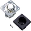 Gira Schuko 018828 Socket System 55 Anthracite, Charcoal view 3