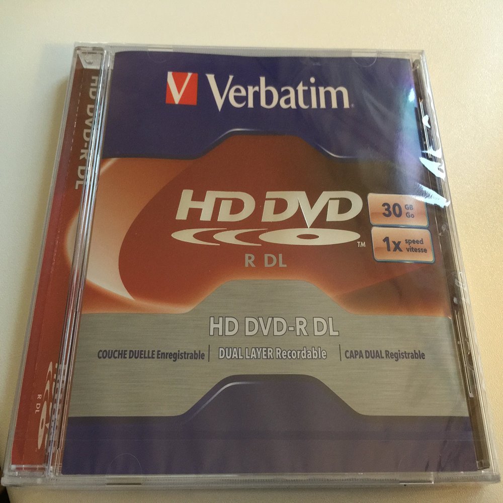 1PK HD DVD-R Dl 1X 30GB Branded Jewel Case