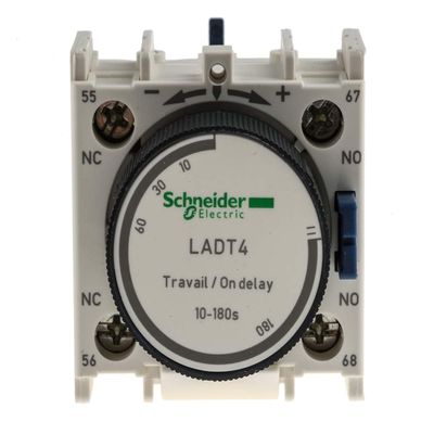 SCHNEIDER ELECTRIC LADT4 model Name 10.00 Sec. To 180.00 Sec. On Delay Iec Timer Module