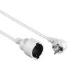 Hama Protective Contact Extension Cable, 10 m Profi (3-core) Socket Extension, White view 1