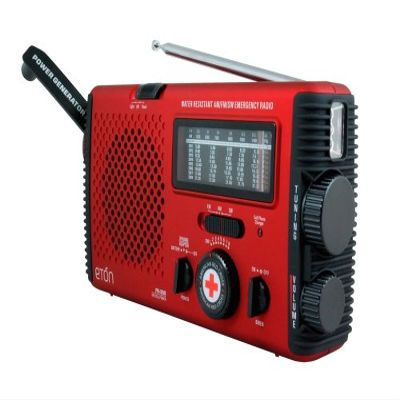 American Red Cross FR350 Emergency Radio, Red