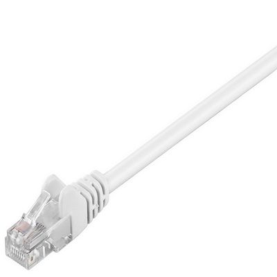 Goobay 69633 CAT 6 Patch Cable U/UTP White - CCA Material
