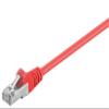 Goobay 69034 CAT 5e patchcable SF/UTP red - CCA view 1