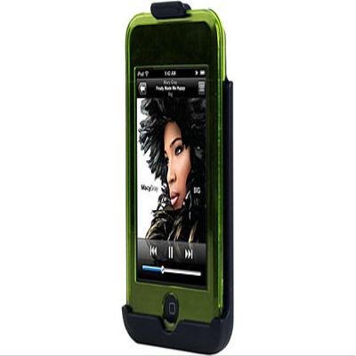 Speck SeeThru Hard Shell Case and Holster for iPod touch 1G (Green)