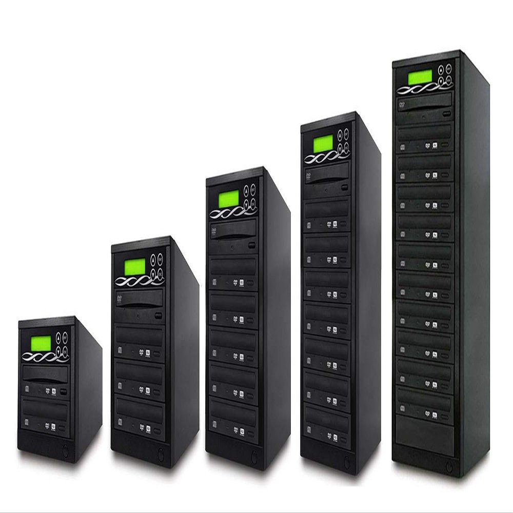 1 to 3 Target DVD/CD Multiple Disc Duplicator with Built-In Burners