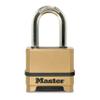 Master Lock Combination Padlock Heavy Duty Weatherproof Lock Brass M175XDLF view 1