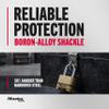Master Lock Combination Padlock Heavy Duty Weatherproof Lock Brass M175XDLF view 3