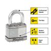 Master Lock M5XT Magnum Heavy Duty Outdoor Padlock with Key, 2 Pack Keyed-Alike view 2
