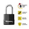 Master Lock Magnum Outdoor Padlock Heavy Duty Keyed Lock, 3-Pack M115XTRILF view 2