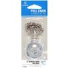 Westinghouse 12" Ni/Curly Pull Chain, 1-Pack view 2