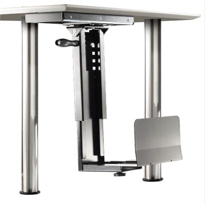 ROLINE PC Desk Stand - Stable Flexible Rotatable - Computer Stand Silver - Up to 30 kg