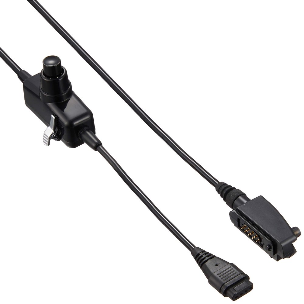 Icom OPC-637 Connection Cable with Built-in Call Switch, Non-Locking Type